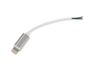 91-328# Wtyk lightning hq z przewodem 5cm