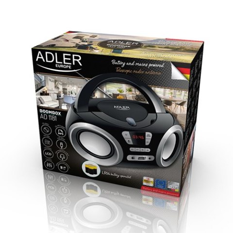 AD 1181 Radio, boombox cd-mp3, usb,