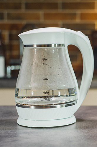 AD 1274 white Czajnik szklany 1,7l