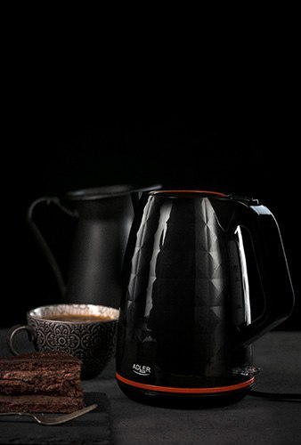 AD 1277 black Czajnik plastikowy 1,7 l
