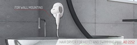 AD 2252 Suszarka 1600 w hotelowo-basenowa