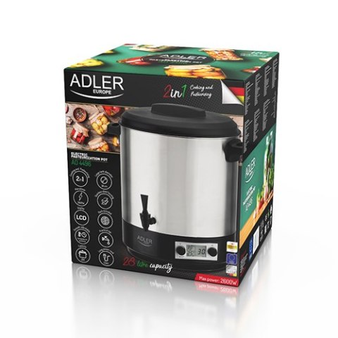 AD 4496 Warnik / elektryczny garnek do pasteryzacji - 28l
