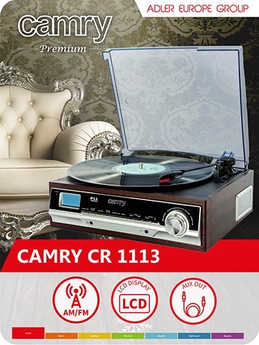 CR 1113 Gramofon z radiem