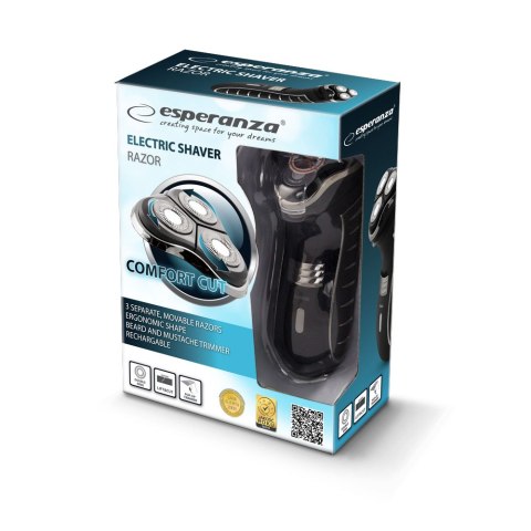 EBG002K Golarka Razor czarna Esperanza