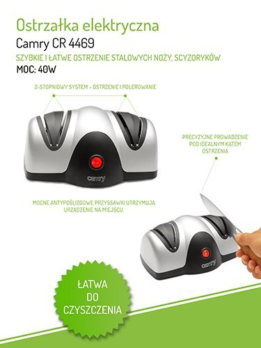 CR 4469 Ostrzałka elektryczna do noży