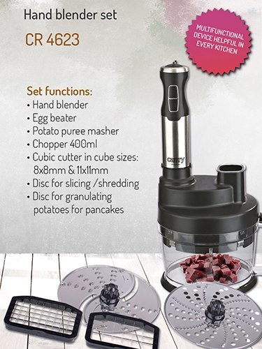 CR 4623 Blender ręczny zestaw 1600w