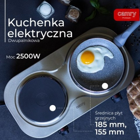 CR 6511 Kuchenka elekt. dwupalnikowa