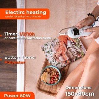 CR 7423 Elektryczny koc podkładowy z czasomierzem (1)
