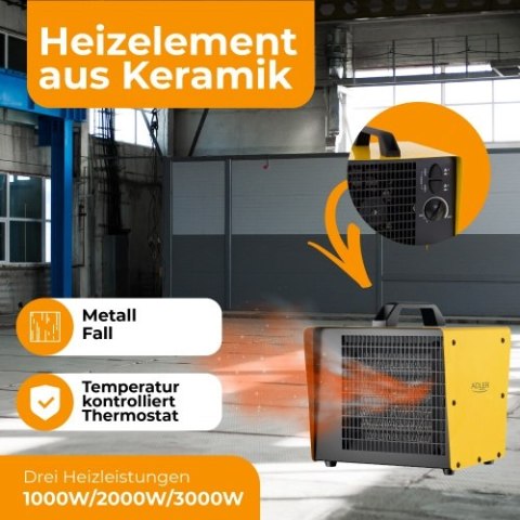 AD 7740 Nagrzewnica ceramiczna 3000w
