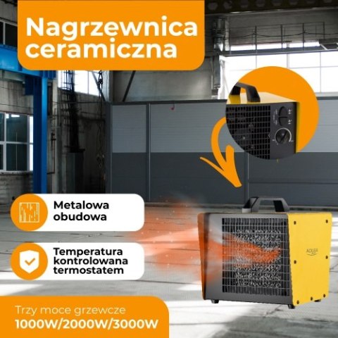 AD 7740 Nagrzewnica ceramiczna 3000w