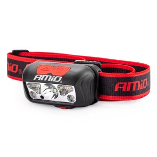 Latarka czołowa led lampa warsztatowa lh03 amio-02825