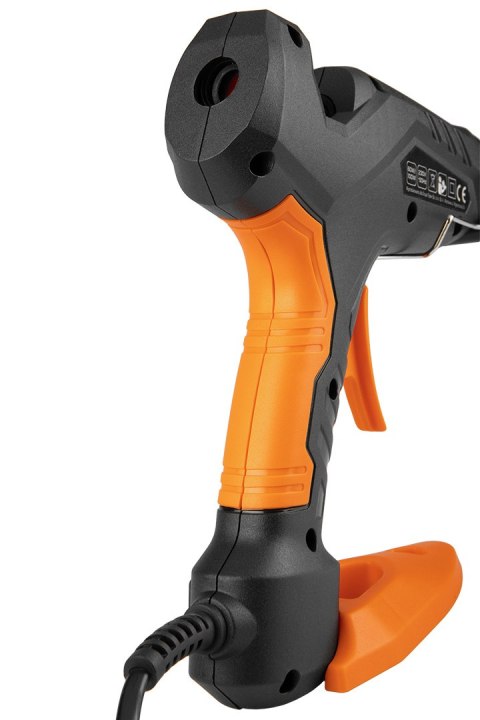 Zestaw: pistolet klejowy 11 mm, 60/100W, 12 wkładów klejowych, 3 ochraniacze palców, etui