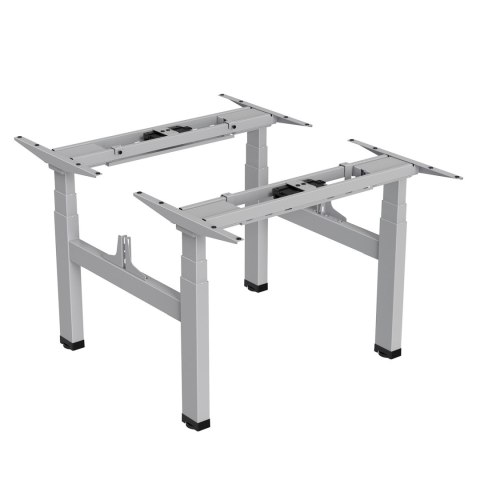 Biurko elektryczne podwójne regulacja wys. Ergo Office, max wys 128cm, max 125kg x2, bez blatu do pracy stojąco siedzącej (2 czę
