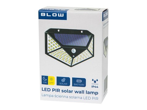 87-520# Lampa ścienna solarna led pir