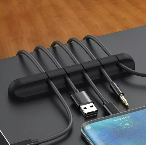 AG847 Organizer do kabli czarny