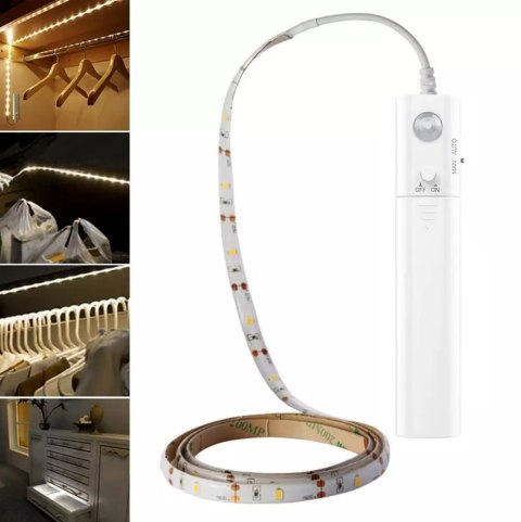 ZD94 Taśma led z sens. ruchu 1m