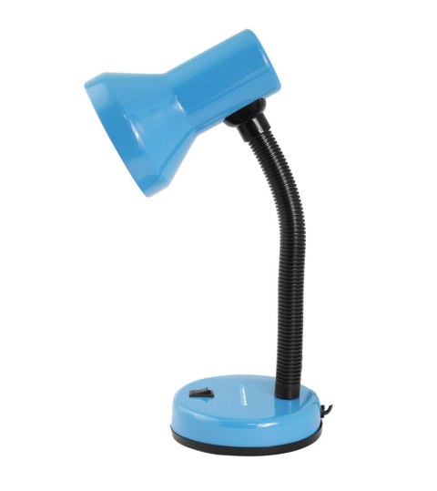 ELD108B Esperanza lampka biurkowa e27 altair niebieska