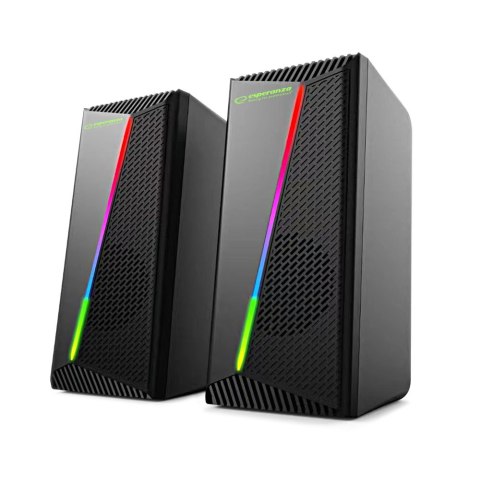 EGS106 Esperanza głośniki 2.0 usb led rainbow nortec