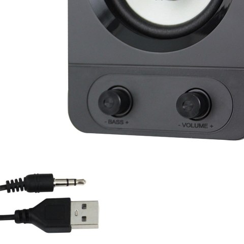 EGS107 Esperanza głośniki 2.1 usb led rainbow soprano