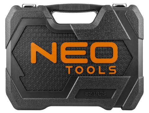 Klucze nasadowe 1/2", 1/4" , zestaw 82 szt. ECO