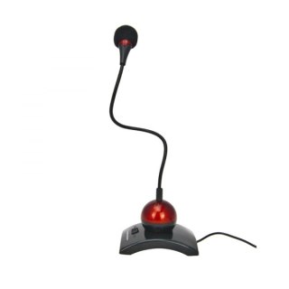 EH130 Esperanza mikrofon chat desktop czerwony