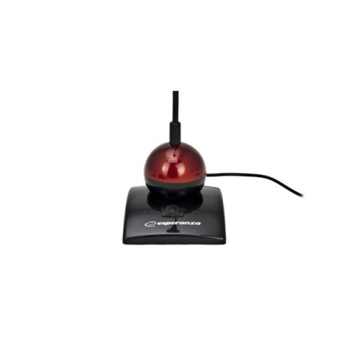 EH130 Esperanza mikrofon chat desktop czerwony