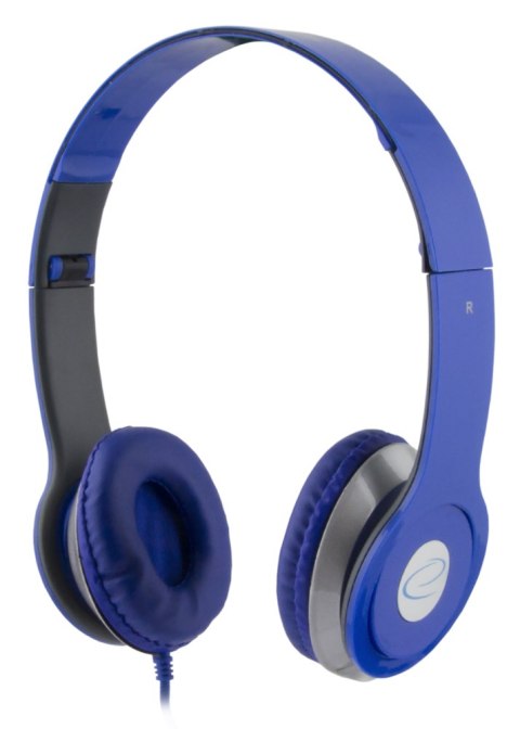 EH145B Esperanza słuchawki audio techno niebieskie