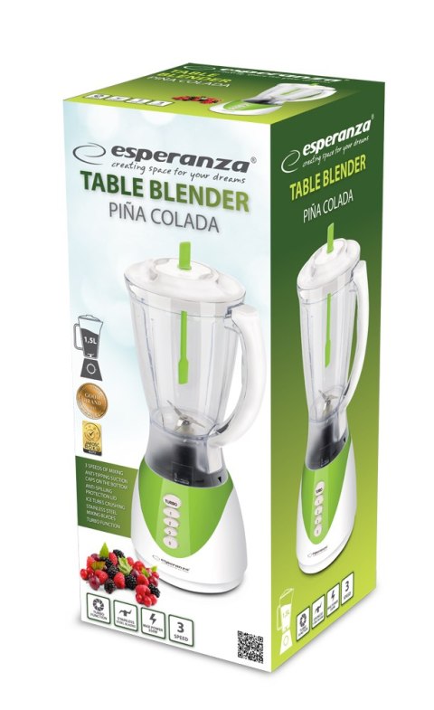 EKM023G Esperanza blender kielichowy pi?a colada zielony