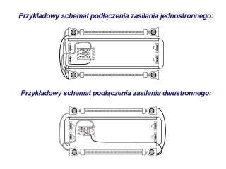 Świetlówka led 60cm 9w t8 3000k g13 jednostronna ciepła