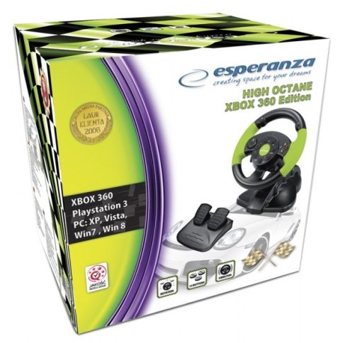 EG104 Esperanza kierownica high octane xbox edition