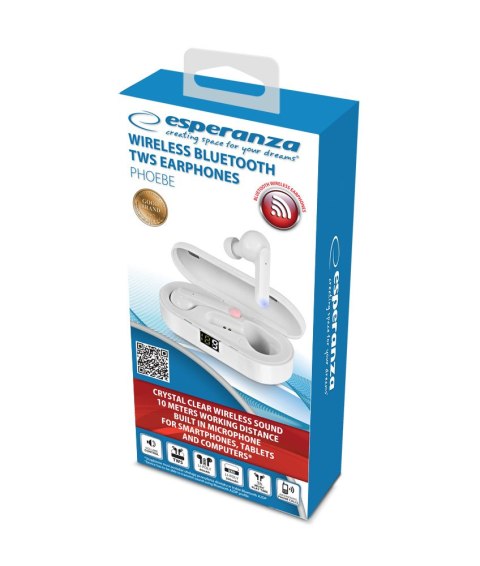 EH230W Esperanza słuchawki douszne bluetooth tws phoebe
