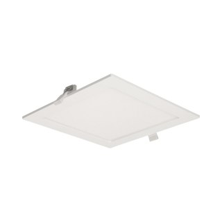 AKMAN LED 18W, oprawa downlight, podtynkowa, kwadratowa, 1600lm, 4000K, biała, wbudowany zasilacz LED