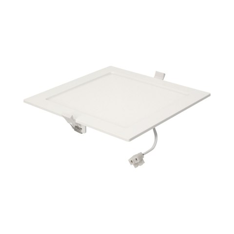 AKMAN LED 18W, oprawa downlight, podtynkowa, kwadratowa, 1600lm, 4000K, biała, wbudowany zasilacz LED