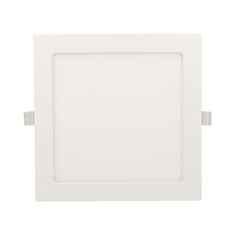AKMAN LED 18W, oprawa downlight, podtynkowa, kwadratowa, 1600lm, 4000K, biała, wbudowany zasilacz LED