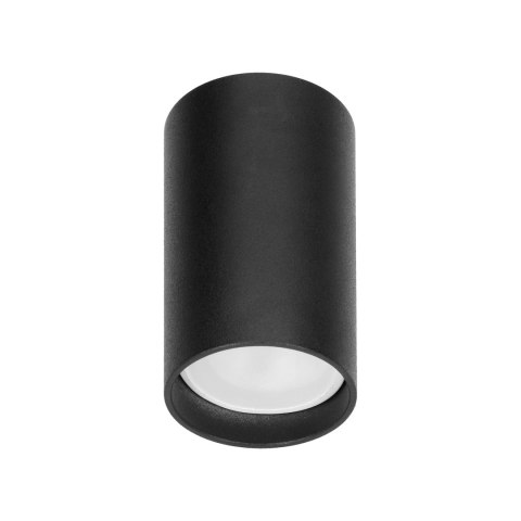 BARBRA DLR GU10 downlight max 7W, IP20, okrągły, czarny, aluminium