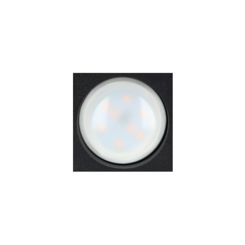 BARBRA DLS GU10 downlight max 7W, IP20, kwadrat, czarny, aluminium