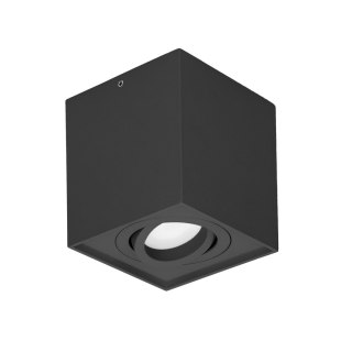 CAROLIN DLS GU10 downlight max 7W, IP20, kwadrat, czarny