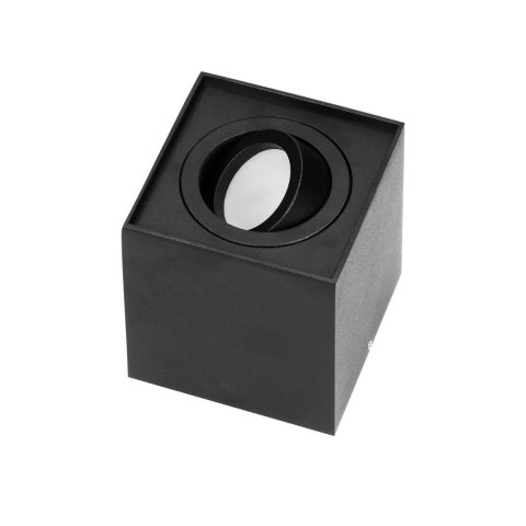 CAROLIN DLS GU10 downlight max 7W, IP20, kwadrat, czarny