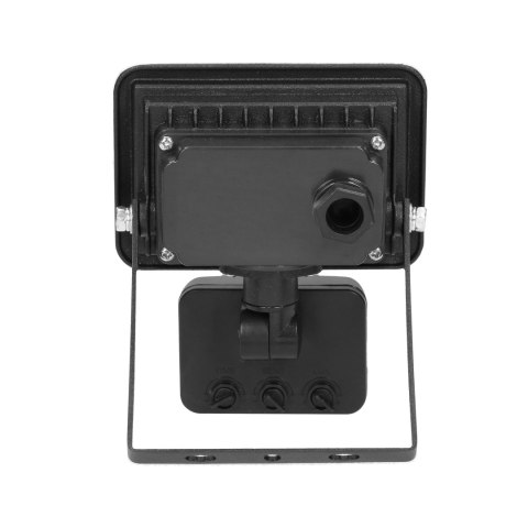 FARO S LED naświetlacz z PIR 10W, 800lm, IP44, 4000K, aluminium + szkło
