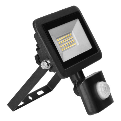 FARO S LED naświetlacz z PIR 20W, 1600lm, IP44, 4000K, aluminium + szkło