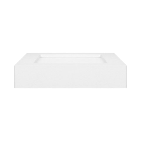 LETI LED 12W, oprawa typu downlight, natynkowa, kwadratowa, 800lm, 3000K, biała, wbudowany zasilacz LED