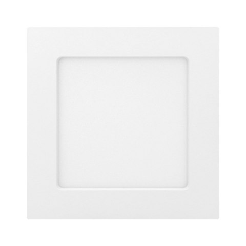 LETI LED 12W, oprawa typu downlight, natynkowa, kwadratowa, 800lm, 3000K, biała, wbudowany zasilacz LED