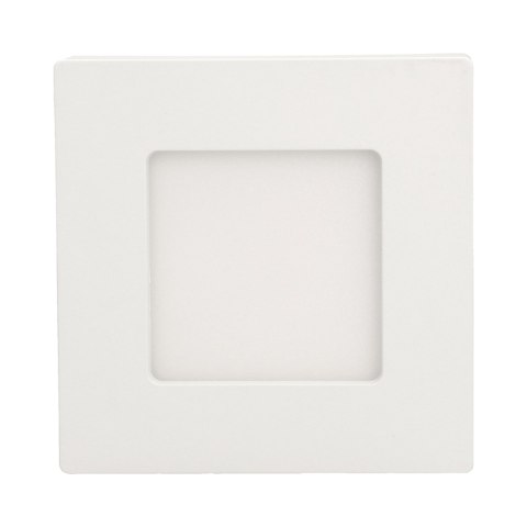 LETI LED 9W, oprawa downlight, natynkowa, kwadratowa, 530lm, 3000K, biała, wbudowany zasilacz LED