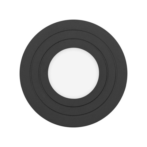 MEGY DLR GU10 downlight max 7W, IP54, okrągły, czarny, aluminium