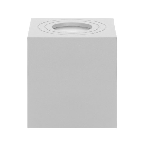 MEGY DLS GU10 downlight max 7W, IP54, kwadrat, biały, aluminium