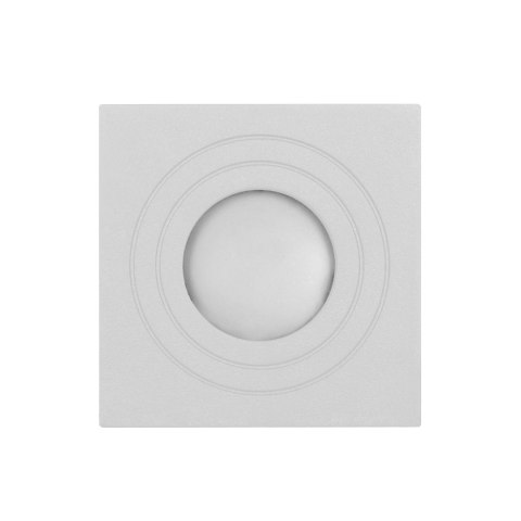 MEGY DLS GU10 downlight max 7W, IP54, kwadrat, biały, aluminium