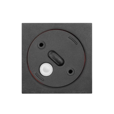 MEGY DLS GU10 downlight max 7W, IP54, kwadrat, czarny, aluminium