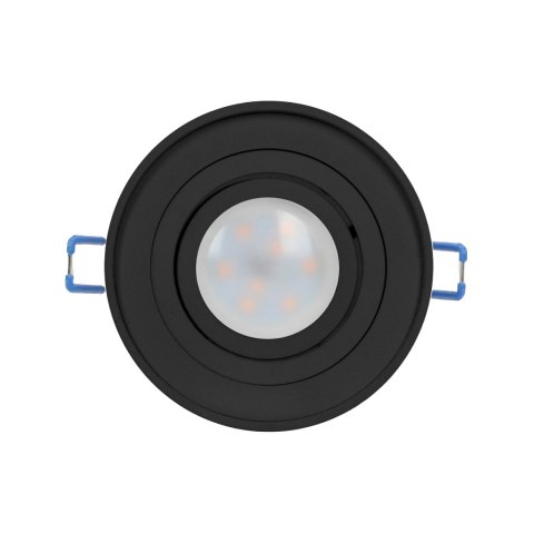 SORMUS R ramka dekoracyjna oprawy punktowej, MR16/GU10 max 50W, regulowana, koło, czarna