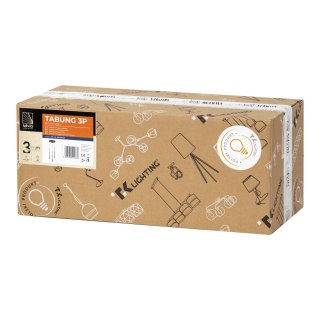TABUNG 3P, lampa wisząca, G9 max.6W, czarna
