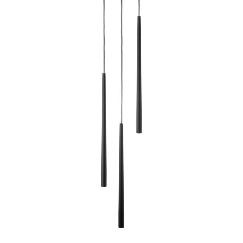 TABUNG 3P, lampa wisząca, G9 max.6W, czarna